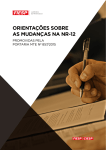 ORIENTA&Ccedil;&Otilde;ES SOBRE AS MUDAN&Ccedil;AS NA NR-12