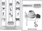 BETONEIRA M-120 Manual de Instrução