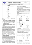 manual de instruções ni-288p pressostatos