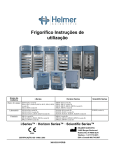 Manual de instruções de frigorífico