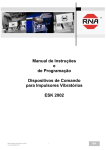 Manual de Instruções e de Programação