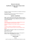 Manual de instru&ccedil;&otilde;es Amplificador valvulado Classic