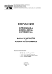 disciplina cq139 introdução à química geral experimental manual