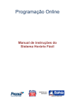 Manual – Horário Fácil - Governo do Estado da Bahia