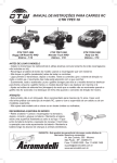 manual de instruções para carros rc ctw tpet-18