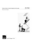 Manual de instru&ccedil;&otilde;es Cadeira de rodas com sistema