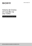 Sistema de Cinema em Casa Blu-ray Disc™/DVD