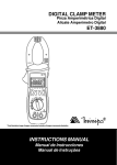 digital clamp meter instructions manual et-3880