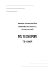 Manual - MS Tecnopon