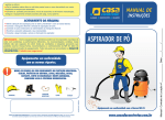 Manual de instru&ccedil;&otilde;es aspirador de po