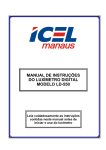 manual de instruções do luxímetro digital modelo ld-550