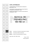 MANUAL DE INSTRU&Ccedil;&Otilde;ES T&Eacute;CNICAS
