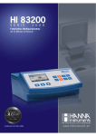 Fotómetros Multiparâmetros HI 83200