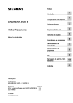 Manual de instruções HMI sl Fresamento - Service, Support