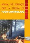 Manual de Formação para a Técnica do Fogo Controlado
