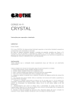 grothe manual instruções CRYSTAL