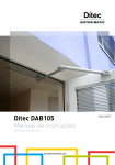 Ditec DAB105 Manual de instru&ccedil;&otilde;es