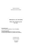 PROGRAMA DE ESPANHOL NÍVEL DE CONTINUAÇÃO 10º ANO