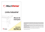 Manual Fritadeira Elétrica - Linha Industrial