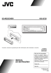 MANUAL DE INSTRUÇÕES CD-RECEIVER KD-S725