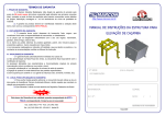 MANUAL SUPORTE COLETOR DE CAÇAMBA PARA