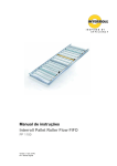 Manual de instruções Interroll Pallet Roller Flow FIFO