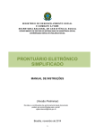 PRONTU&Aacute;RIO ELETR&Ocirc;NICO SIMPLIFICADO