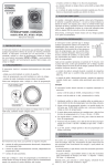 Manual de Instru&ccedil;&otilde;es RTM/RTL/RTQD/RTQDL &ndash; rev.8