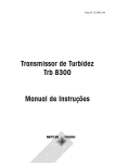 Manual de instruções transmissor de turbidez Trb8300