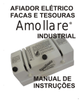 afiador el&eacute;trico facas e tesouras industrial manual de instru&ccedil;&otilde;es