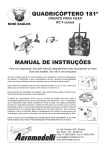 QUADRICÓPTERO 181º MANUAL DE INSTRUÇÕES