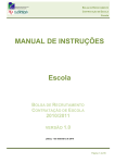 MANUAL DE INSTRU&Ccedil;&Otilde;ES Escola