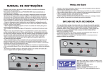 MANUAL DE INSTRU&Ccedil;&Otilde;ES