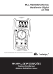 MANUAL DE INSTRU&Ccedil;&Otilde;ES MULTIMETRO DIGITAL