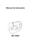 Manual de Instruções MC 200E