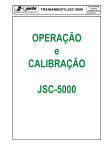 OPERAÇÃO e CALIBRAÇÃO JSC-5000