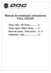 Manual de instalação indicadores FULL COLOR