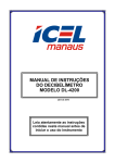 manual de instruções do decibelímetro modelo dl-4200