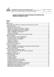 Manual de serviços e especificações de materiais