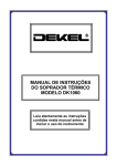 manual de instru&ccedil;&otilde;es do soprador t&eacute;rmico modelo