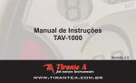 Baixe aqui o Manual de Instruções do TAV-1000