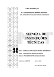 MANUAL DE INSTRUÇÕES TÉCNICAS