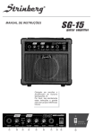 guitar amplifier MANUAL DE INSTRU&Ccedil;&Otilde;ES