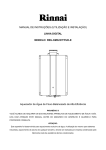 MANUAL DE INSTRU&Ccedil;&Otilde;ES (UTILIZA&Ccedil;&Atilde;O E INSTALA&Ccedil;&Atilde;O) LINHA