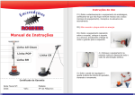 Manual de Instruções - Enceradeiras Romher