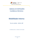 Candidatura a Mobilidade Interna – ano escolar de 2015