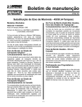 Boletim de manuten&ccedil;&atilde;o