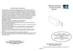 Manual de Serviço Suporte de parede