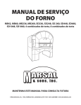 MANUAL DE SERVIÇO DO FORNO