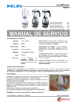 MANUAL DE SERVIÇO Liquidificador RI2044